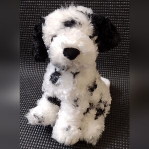 Animal Planet - Vintage Spotted Dog Plush Toy in Black and White Color.